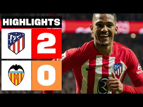 ATLÉTICO DE MADRID  2 - 0 VALENCIA CF | RESUMEN LALIGA EA SPORTS