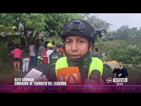 Tres personas fallecen en la vía Quevedo - Santo Domingo