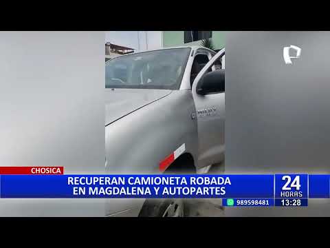Chosica: recuperan moderna camioneta robada en magdalena