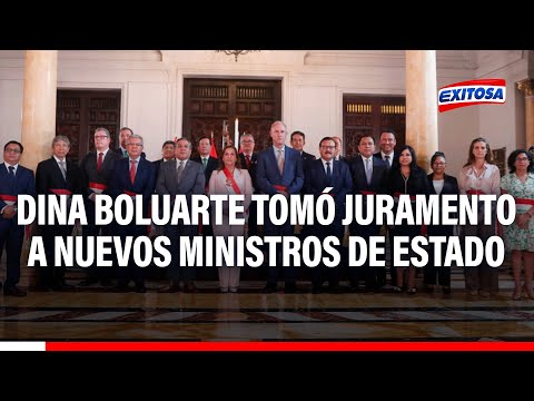 Cambios en el Gabinete: Presidenta Dina Boluarte tomó juramento a nuevos ministros de Estado