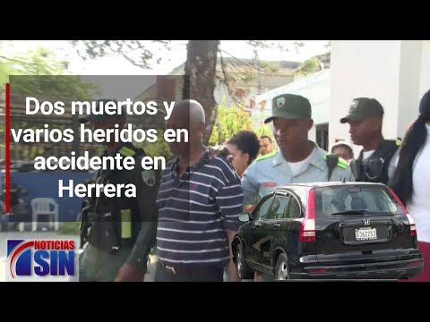 Dos muertos y varios heridos en accidente en Herrera