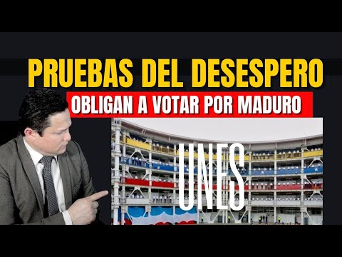 ESTUDIANTES DE LA UNES SE AMOTINAN PORQUE LOS OBLIGABAN A VOTAR POR MADURO