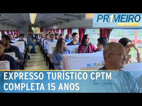 SP:  Expresso Turístico da CPTM tem bar e restaurante dentro de trem | Primeiro Impacto (19/04/24)