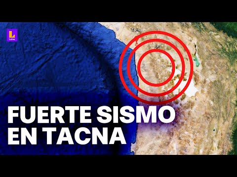 FUERTE SISMO DE 7.1 GRADOS DE MAGNITUD SE REPORTA EN TACNA