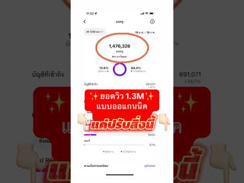 ยอดวิว1.3Mแบบออแกนนิคแค่ปรั