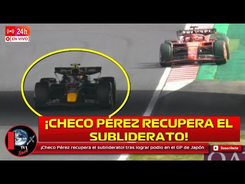 ¡Checo Pérez recupera el subliderato! tras lograr podio en el GP de Japón