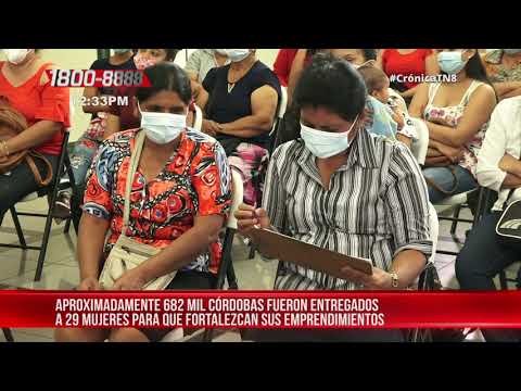 Nicaragua: Mujeres de Managua reciben apoyo del MEFCCA para sus emprendimientos