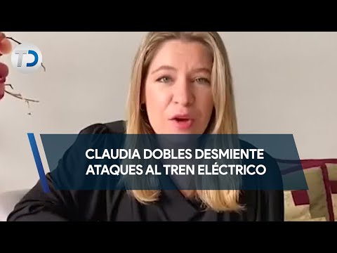 Claudia Dobles desmiente ataques al tren eléctrico