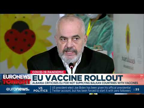 COVID-19: Albania criticises EU for not supplying Balkan countries with vaccines
