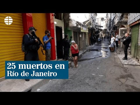 Operación policial causa la mayor masacre en la historia de Río de Janeiro