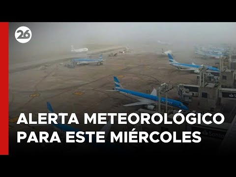 ? ARGENTINA - EN VIVO | La alerta roja provoca la suspensión y cancelación de vuelos en Aeroparque