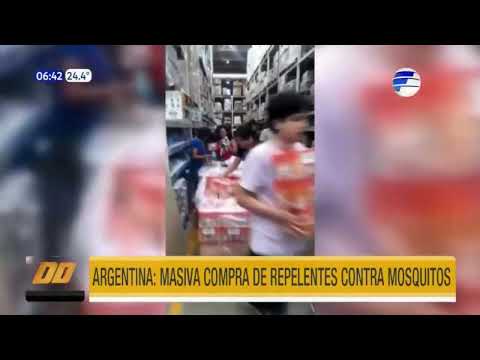 Argentina: Masiva compra de repelentes ante aumento de casos de Dengue