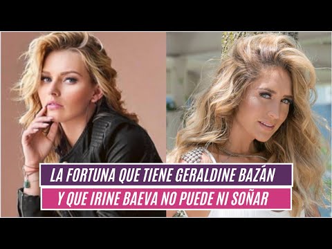 La fortuna que tiene Geraldine Bazán y que Irina Baeva no puede ni soñar