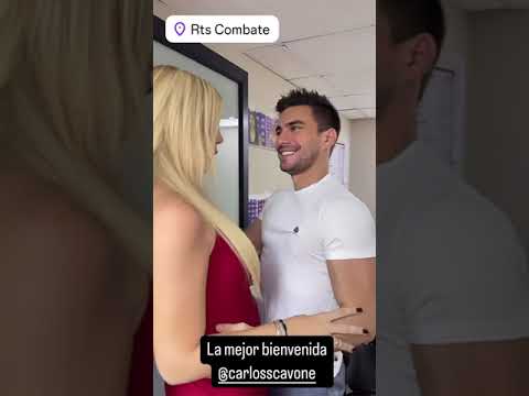 CAROLINA JAUME Y CARLOS SCAVONE REENCUENTRO EN RTS COMBATE