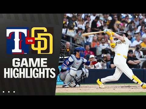 Rangers vs. Padres Game Highlights (7/5/25) | MLB Highlights