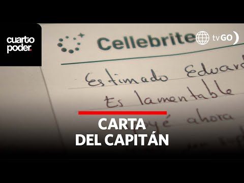 La carta y la foto del capitán infiltrado | Cuarto Poder | Perú