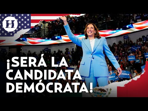 ¿Asegura su candidatura? Kamala Harris alcanza puntos para ser la candidata presidencial demócrata