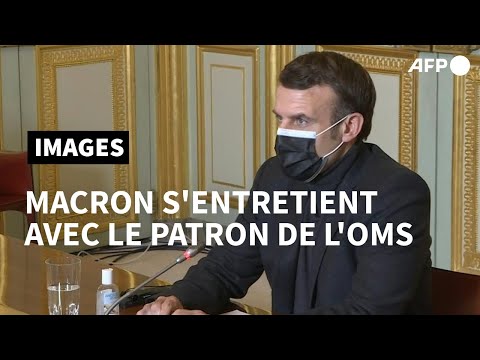 Covid: Macron s'entretient avec le patron de l'OMS de l'accélération de la vaccination | AFP Images