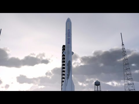 El cohete New Glenn de Blue Origin | AFP