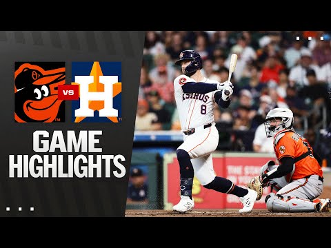 Orioles vs. Astros Game Highlights (8/16/25) | MLB Highlights