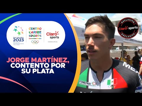 Jorge Martínez, contento por su plata y por el nivel del patinaje de velocidad en la región