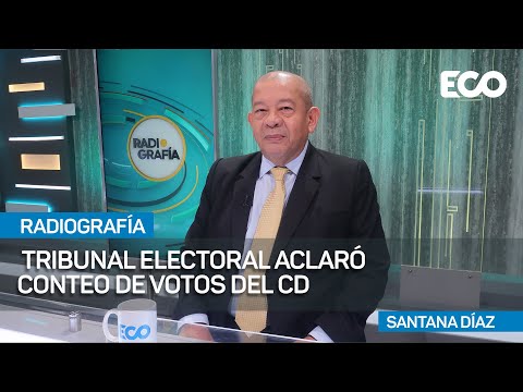 Santana Díaz: En elecciones del CD no se uso el TER | #RadioGrafía