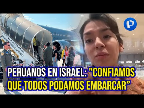 ¡Grupo de peruanos en Israel próximos a regresar a casa! ?