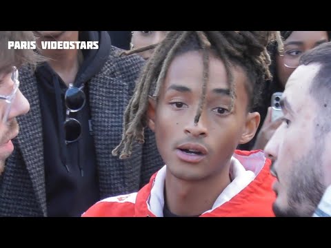 Jaden SMITH meets his fans @ Paris 28 september 2024 during the Fashion Week