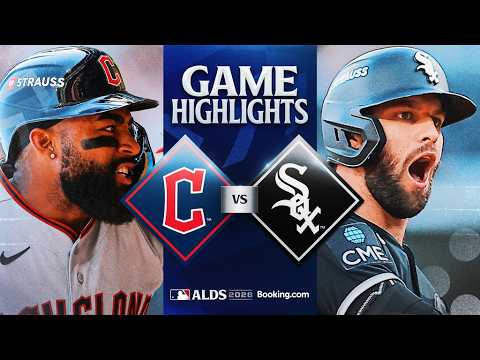 클리블랜드 가디언스 vs 시카고 화이트삭스: ALDS 3차전 전체 하이라이트 (10월 8일) | 2026 MLB Post시즌