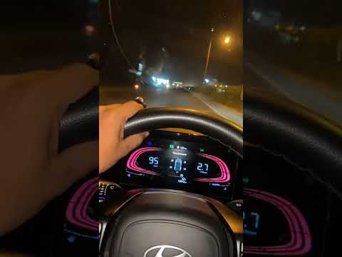 Verna Sx 2024 (Night Drive Status Verna) #prayagraj #song #automobile#travel #car #verna #youtube