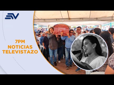 Sepelio de Brigitte García alcaldesa de San Vicente Manabí se realizó hoy | Televistazo | Ecuavisa