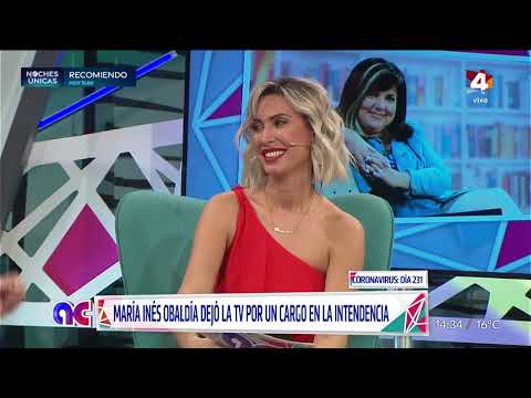 Algo Contigo - María Inés Obaldía deja la TV por un cargo en la Intendencia