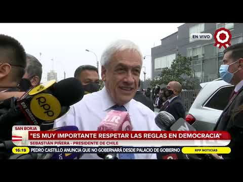 Perú: Esto dijo el presidente de Chile, Sebastián Piñera, tras su encuentro con Pedro Castillo