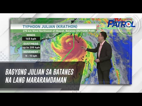 Bagyong Julian sa Batanes na lang mararamdaman | TV Patrol