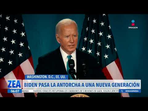 Joe Biden explica por qué abandonó su candidatura a la presidencia | Noticias con Francisco Zea