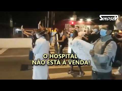 NÃO À PRIVATIZAÇÃO DOS HOSPITAIS MUNICIPAIS | Trabalhadores e Sindsep paralisaram a Estrada de Itapecerica
