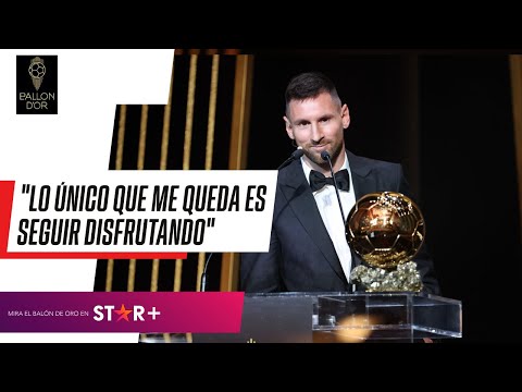 NO SÉ SI ES MUCHO O POCO LO QUE ME QUEDA: Lionel Messi A CORAZÓN ABIERTO desde París