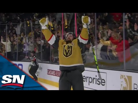 Mark Stone Feeds Alex Pietrangelo To Win It For The Golden Knights In OT