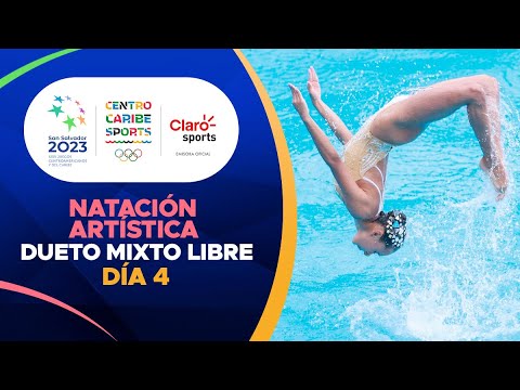 Highlights | Natación artística dueto mixto libre | Juegos Centroamericanos 2023 | Día 4