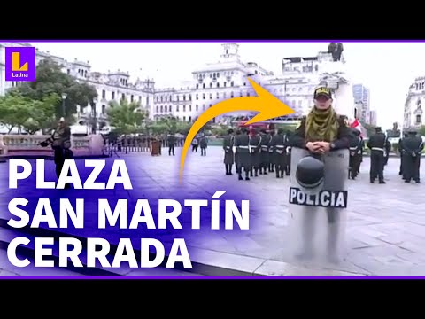 Fiestas Patrias 2023: Plazas de Centro de Lima resguardadas por policías