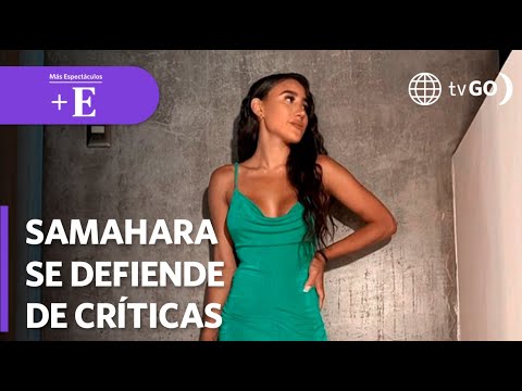 Samahara Lobatón responde críticas sobre sus retoques | Más Espectáculos (HOY)