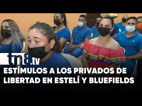 Entrega de estímulos a presos con buen comportamiento en Estelí - Nicaragua