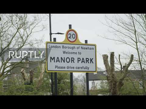 UK: Temporary coronavirus morgue set up in Londons Manor Park