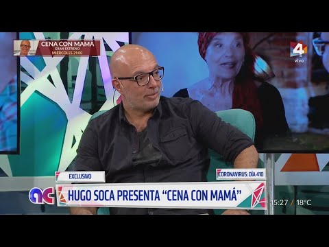 Hugo Soca se confiesa antes del debut de Cena con Mamá: Yo quería ser como el Perro Verde