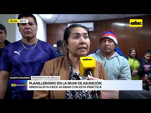 Piden acabar con planillerismo en la municipalidad de Asunción
