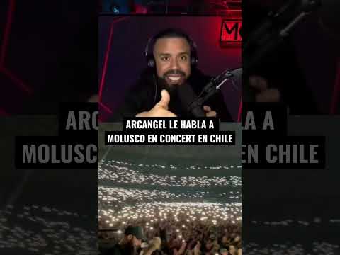 Arcangel le habla a Molusco en pleno concierto en Chile