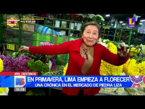 ¡En primavera, Lima empieza a florecer!   Una crónica en el mercado de Piedra Liza