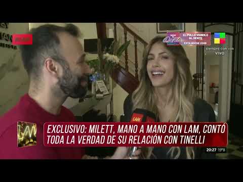 Milett Figueroa habló de los rumores de separación con Marcelo Tinelli