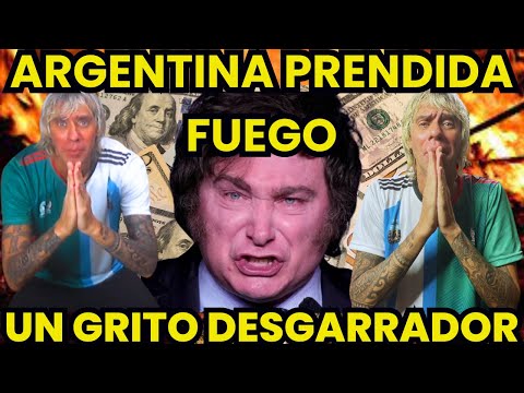 De RODILLAS y sin ESPERANZAS: Argentino RUEGA a Milei que ABANDONE la presidencia