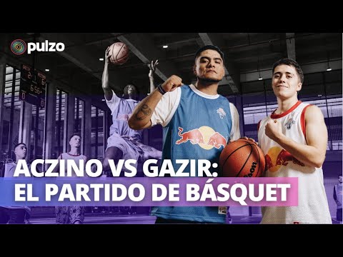 Aczino vs Gazir: así fue el partido de básquet entre los finalistas de la Red Bull batalla | Pulzo